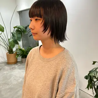 ミディアム Tommy所属・平田 知優のヘアスタイル