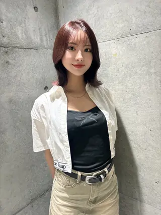 ミディアム まいか🤎髪質改善 ミルクティーボブ🎀のヘアスタイル