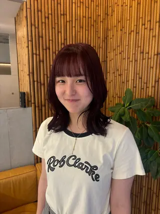 ミディアム カラー 🫧🎀SARA/ ブリーチ/金山💓のヘアスタイル