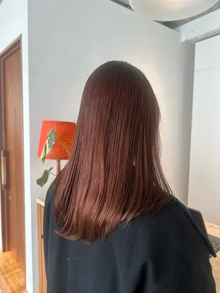 セミロング 金澤 花のヘアスタイル