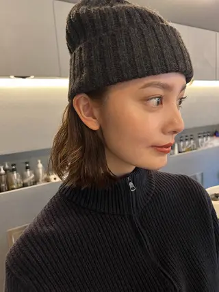 ミディアム カラー KOCHAB本山所属・三谷 はるなのヘアスタイル