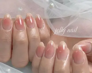 ネイル Jolly チップ長さだしのネイルデザイン