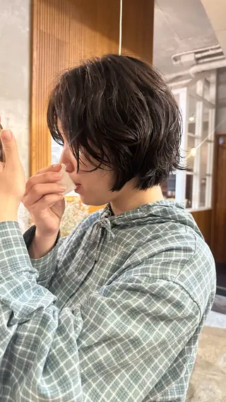 ショート ショートカット／パー マ🫧kotoneのヘアスタイル