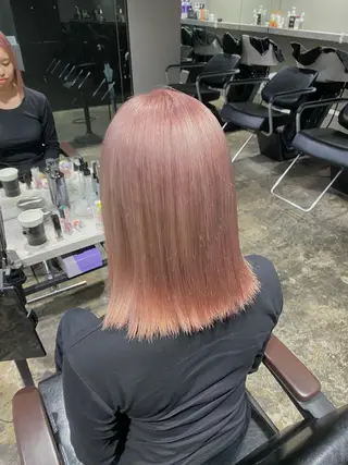 カラー ハッシュカット レイヤー/ juriのヘアスタイル