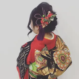 ヘアアレンジ 駅チカ【ali'i】 アリイ花崎友美☘のヘアスタイル