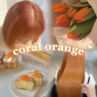 ロング カラー shiori/透明感 /顔周り/髪質改善のヘアスタイル