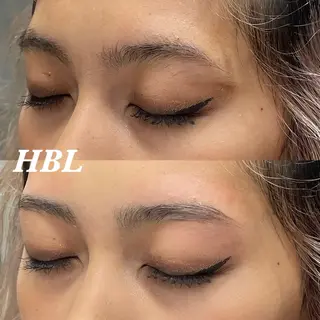 アイブロウ 暖色/ハイトーン/ カラー/HBLのヘアスタイル