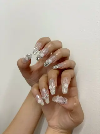 ネイル rina ニュアンス♡ワンホンのネイルデザイン