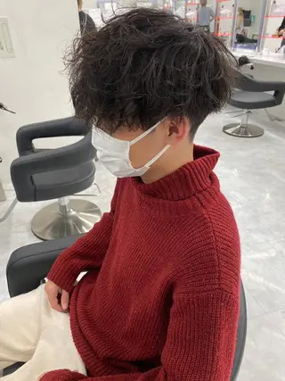 メンズ ♡くすみトレンド ♡Rikutoのヘアスタイル