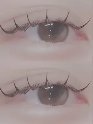 マツエク・マツパ 仲尾 奏音のマツエク・マツパデザイン