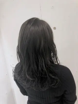 ミディアム カラー パーマ ヘアアレンジ 【ツヤ髪美容師】 ツダケイスケのヘアスタイル