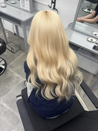 ロング 名古屋栄/PELE/ ブリーチ/asahiのヘアスタイル