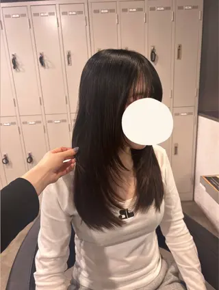 ロング モデル募集💙韓国 スタイル💙亜子のヘアスタイル