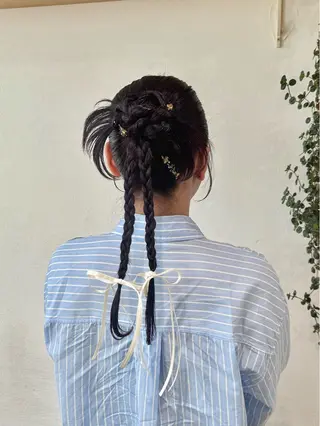 ヘアアレンジ 𝙎𝙚𝙞𝙧𝙖 ☆カット/パーマのヘアスタイル