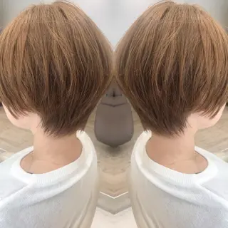 ショート ナガイ ユウキのヘアスタイル