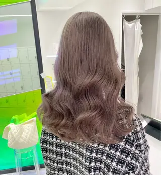 セミロング カラー 💎透明感カラー /kaito💎のヘアスタイル