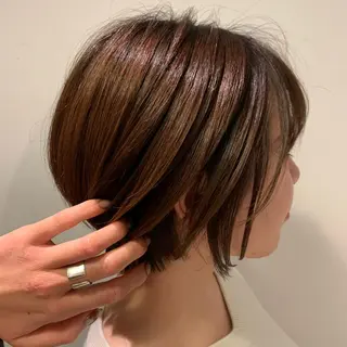ショート カラー 【azure横浜】 🧸misaki🌸のヘアスタイル