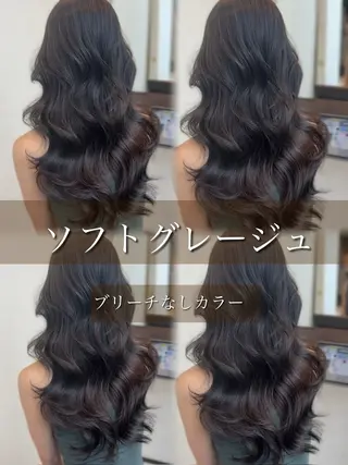 カラー 似合わせレイヤー🪽 グレージュ🪽のあのヘアスタイル