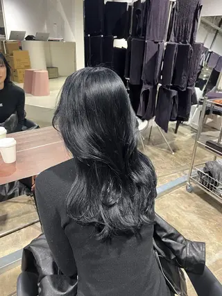 セミロング 🟡ひろの/ツヤ カラー/髪質改善🟡のヘアスタイル