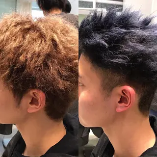 ショート カラー ヘアアレンジ メンズ Re:ta KANZOのヘアスタイル