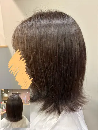 ミディアム 南條 しほのヘアスタイル