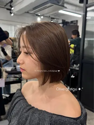 ショート カラー ヘアアレンジ Louwe/ misakiのヘアスタイル