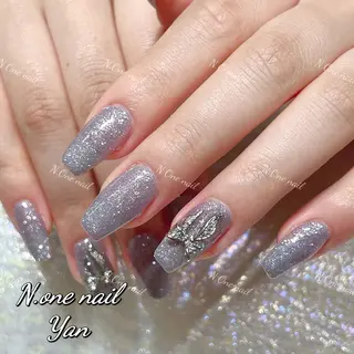 ネイル 長いだし/スカルプ/ パラシェルN.oneのネイルデザイン