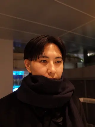 ミディアム カラー パーマ メンズ ボブカット/ えのもとりきのヘアスタイル