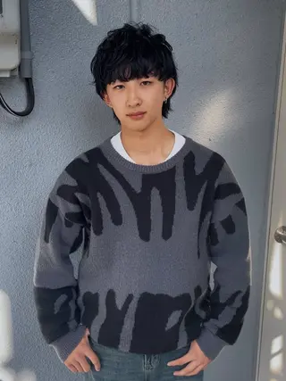 ミディアム メンズ メンズ特化/お任せ可 矢場町/モモコ🍑のヘアスタイル