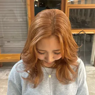 カラー cipre 桃和のヘアスタイル