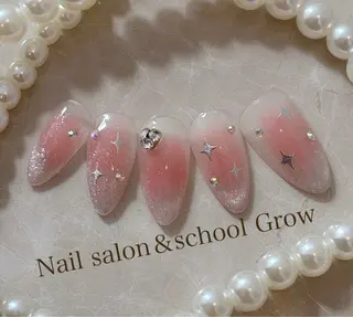 ネイル 認定講師／歴20年 パラジェル　Growのネイルデザイン