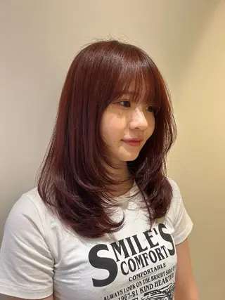 ミディアム カラー/エクステ 🤍ルナのヘアスタイル