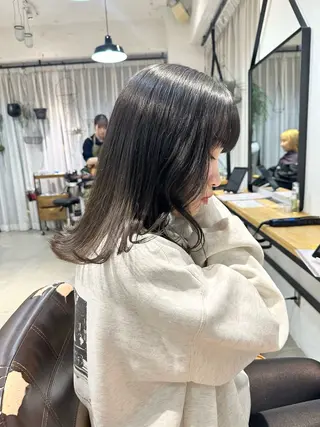 ミディアム カラー 縮毛矯正/カラー ✨️Mariamuのヘアスタイル