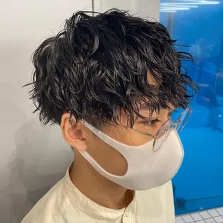 ショート カラー パーマ メンズ 🔥メンズヘア🔥 セヤシュウヘイのヘアスタイル