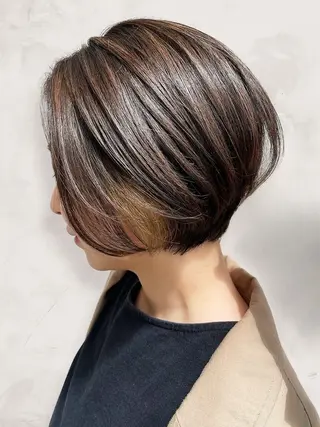 ショート 有村 涼のヘアスタイル