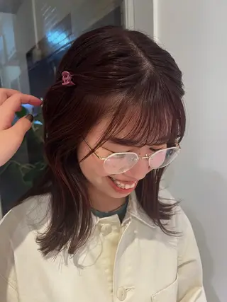 カラー 南部 綾音のヘアスタイル