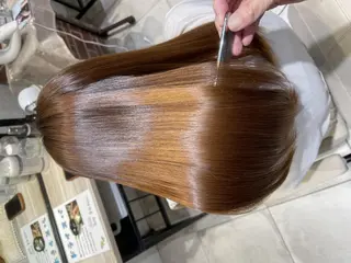 ロング カラー 縮毛矯正/髪質改善 特化/冨島智基のヘアスタイル