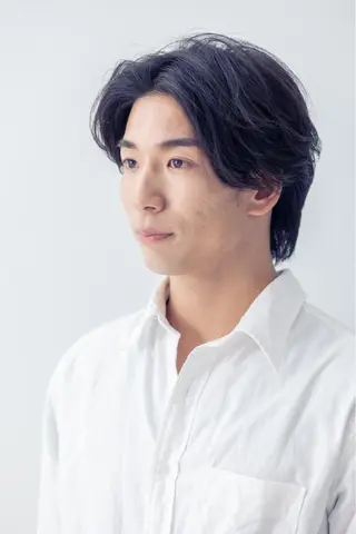 メンズ コテ巻きパーマ/韓国 パーマ/佐野のヘアスタイル