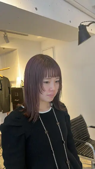 ミディアム kauti ichinana所属・小西 佑奈のヘアスタイル