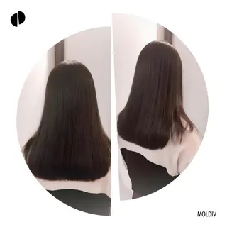 セミロング カラー ✨縮毛矯正✨髪質改善 ナカシマ ユミのヘアスタイル