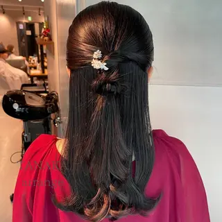 ヘアアレンジ charm《銀座》 ヘアセット/縮毛矯正のヘアスタイル