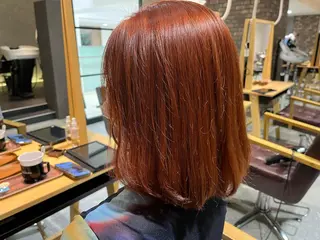 ミディアム カラー TERRACE ABENO所属・阿部 玲奈のヘアスタイル