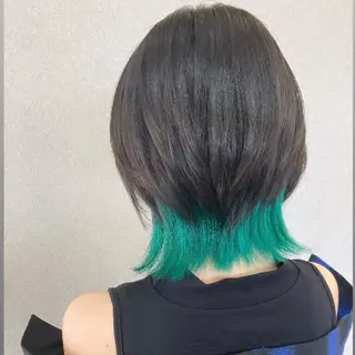 ミディアム カラー 前田 知輝のヘアスタイル
