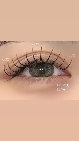 マツエク・マツパ seran EYELAのマツエク・マツパデザイン