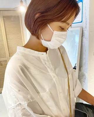 ショート カラー cofy by melt所属・🍎みついじゅん🍏 ボブ指名No.1のヘアスタイル