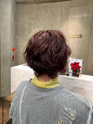 ショート パーマ ROBBY所属・松井美樹/似合わせ ガーリー・韓国のヘアスタイル