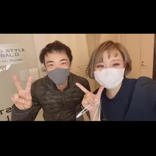 ショート カラー メンズ キッズ ✂︎ショート、ボブ、 レイヤー🩵YUMIのヘアスタイル