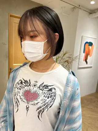 ミディアム カラー レイヤーカット ✨️奥田良太✨️のヘアスタイル