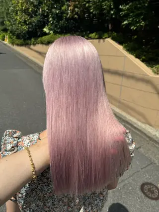 ロング カラー ハイトーンレイヤー 🦋🌷Shuriのヘアスタイル