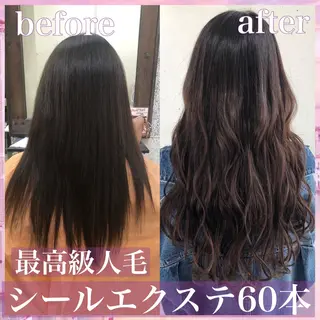 ロング カラー パーマ ヘアアレンジ 八巻 晴香のヘアスタイル